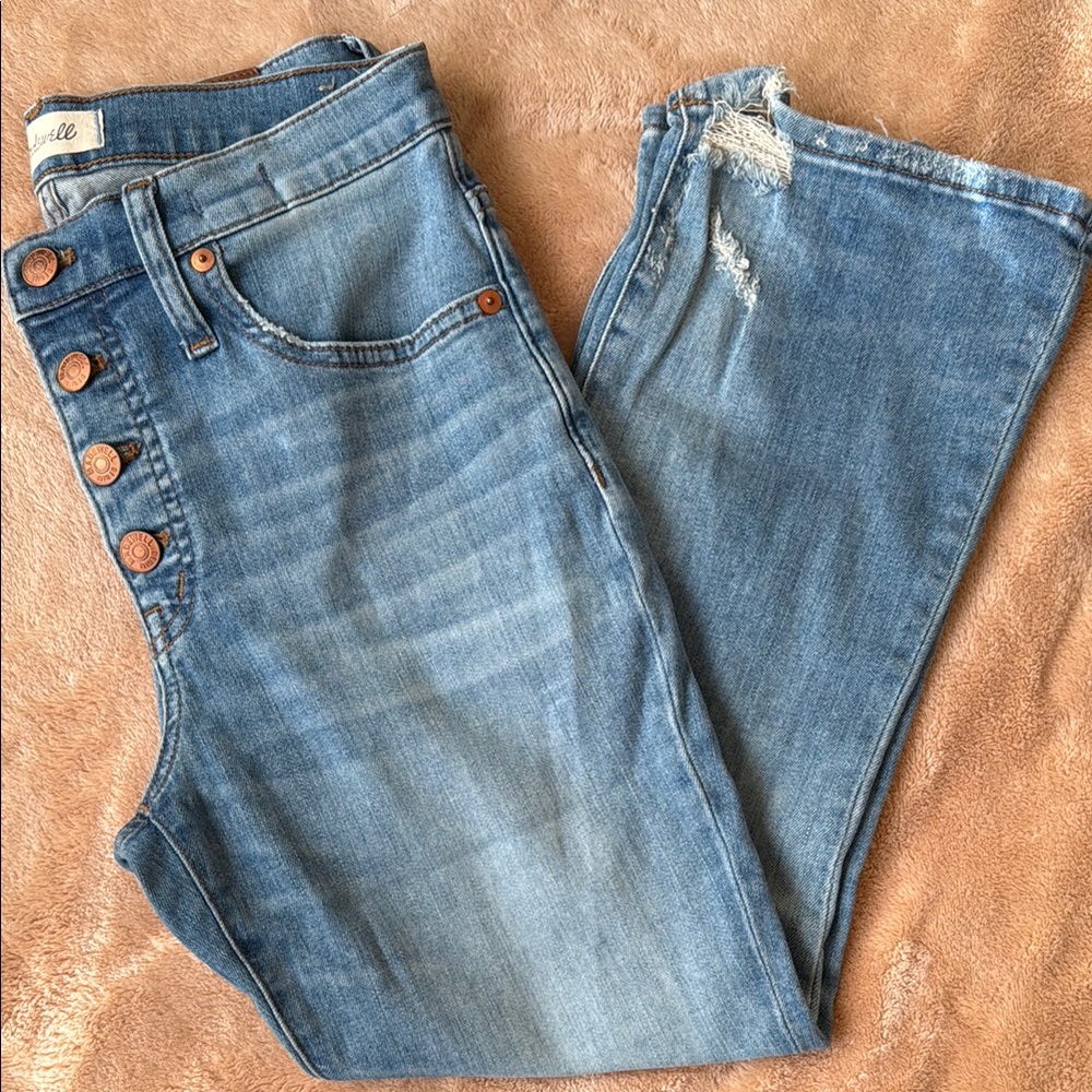 Madewell cropped jeans